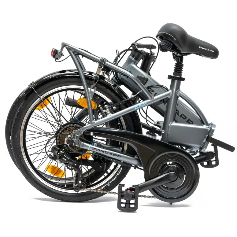 Elektryczny Rower Miejski 20 ALU Składak Męski Damski E-bike Zasięg 60km