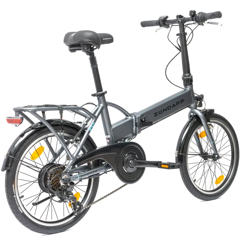 Elektryczny Rower Miejski 20 ALU Składak Męski Damski E-bike Zasięg 60km