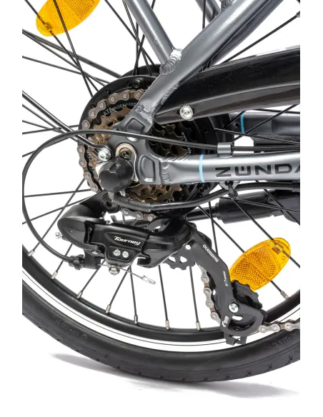 Elektryczny Rower Miejski 20 ALU Składak Męski Damski E-bike Zasięg 60km