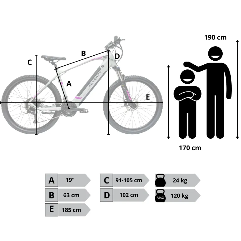 Rower Elektryczny Damski Męski Górski MTB 27.5 504Wh Shimano Hydraulika 250