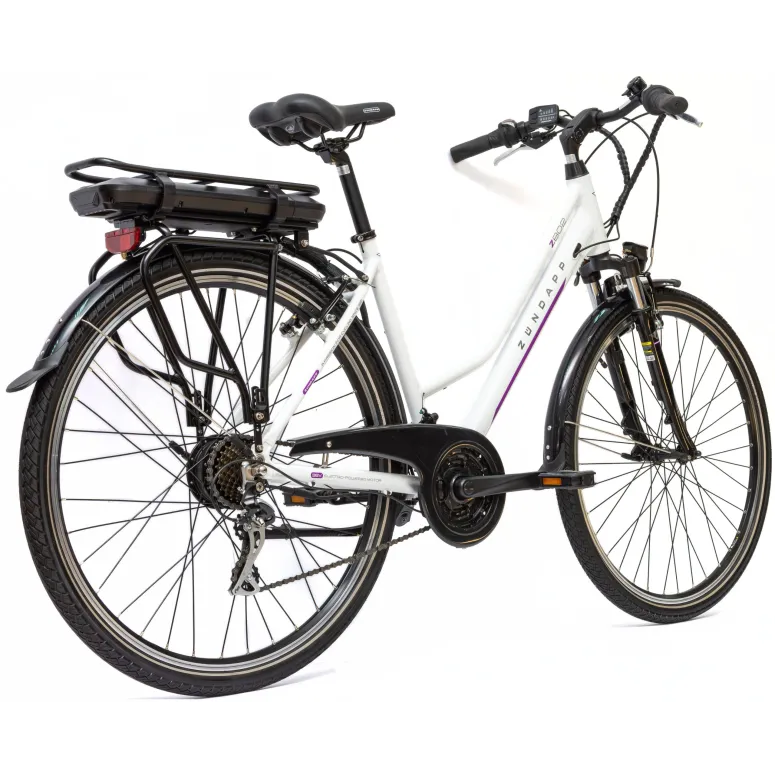 Elektryczny Rower Trekkingowy 28 Alu Bagażnik Światła Stopka Wspomaganie