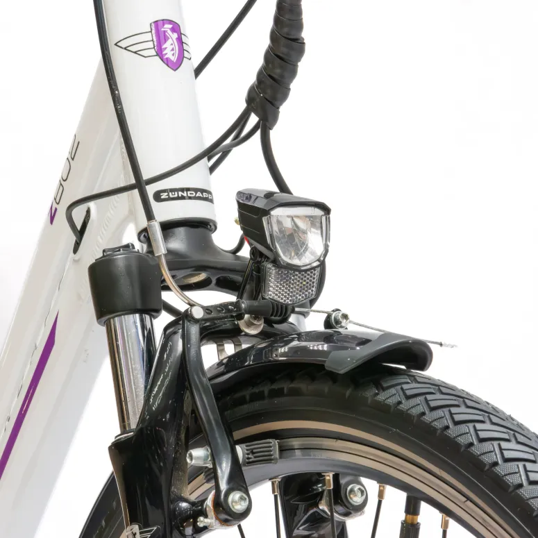 Elektryczny Rower Trekkingowy 28 Alu Bagażnik Światła Stopka Wspomaganie