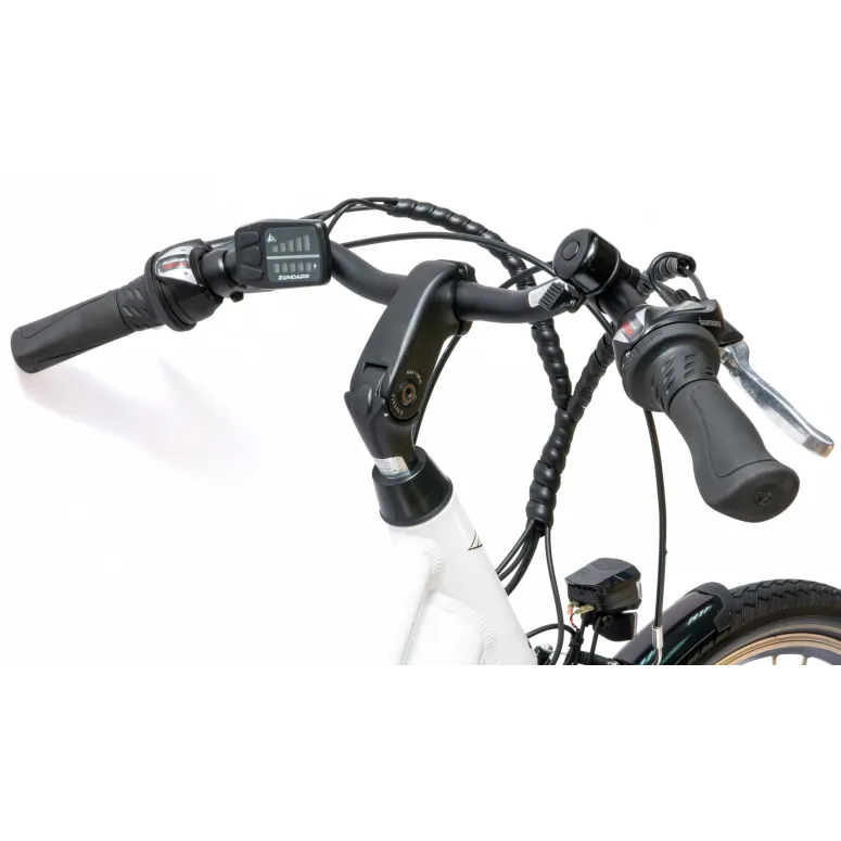 Elektryczny Rower Trekkingowy 28 Alu Bagażnik Światła Stopka Wspomaganie