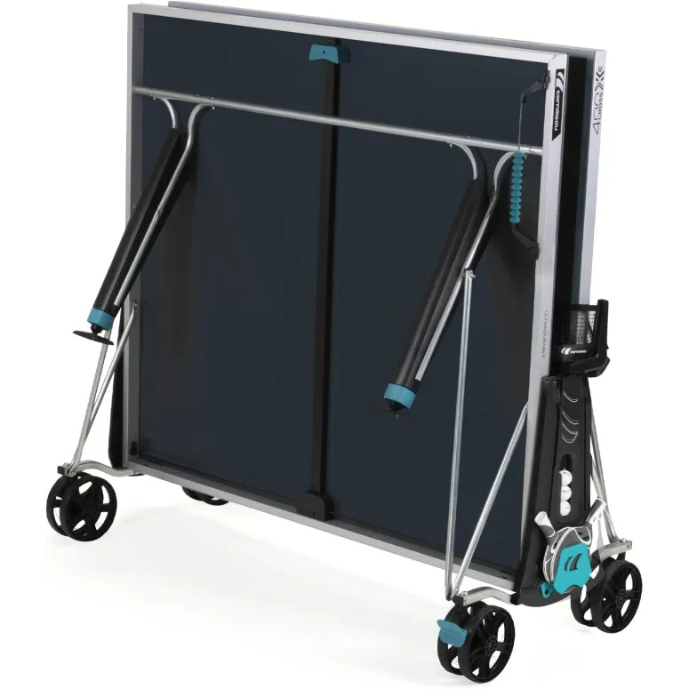 Stół Do Tenisa Stołowego Cornilleau 400X Outdoor Pingpong Składany Kółka