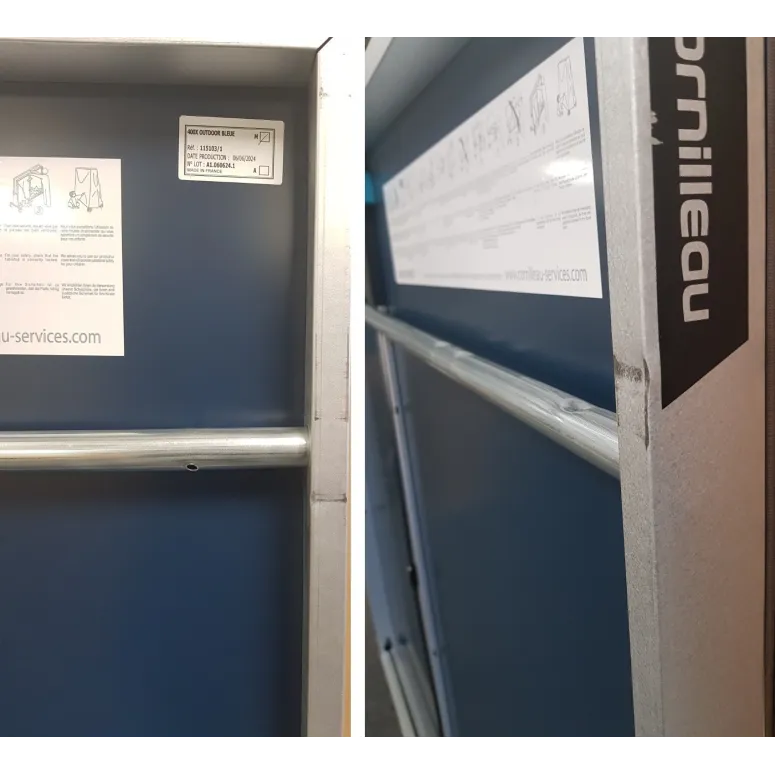 Stół Do Tenisa Stołowego Cornilleau 400X Outdoor Pingpong Składany Kółka