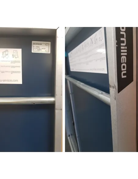 Stół Do Tenisa Stołowego Cornilleau 400X Outdoor Pingpong Składany Kółka