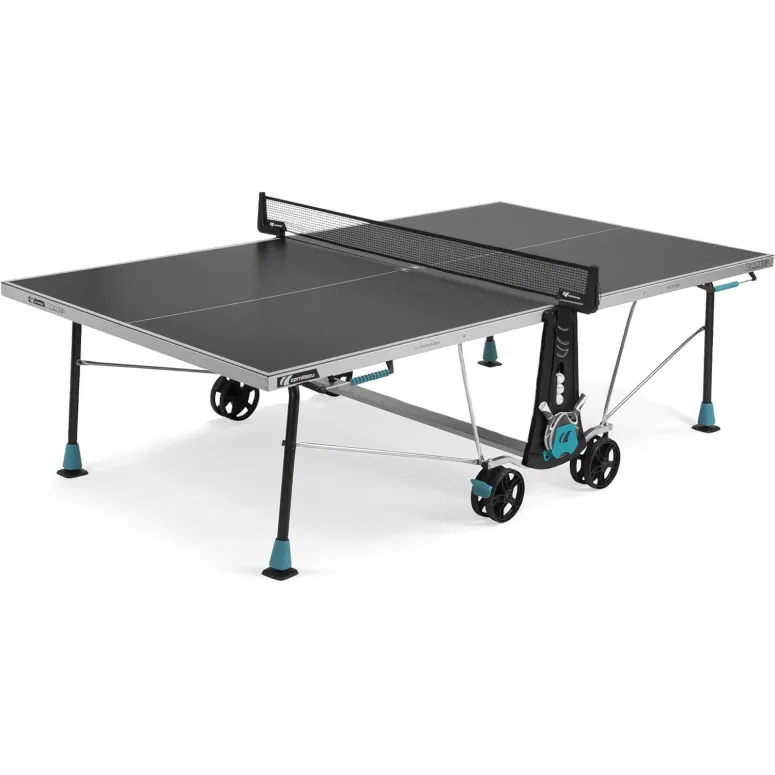 Stół Do Tenisa Stołowego Cornilleau 300x Outdoor Szary Składany Hamulce 5mm