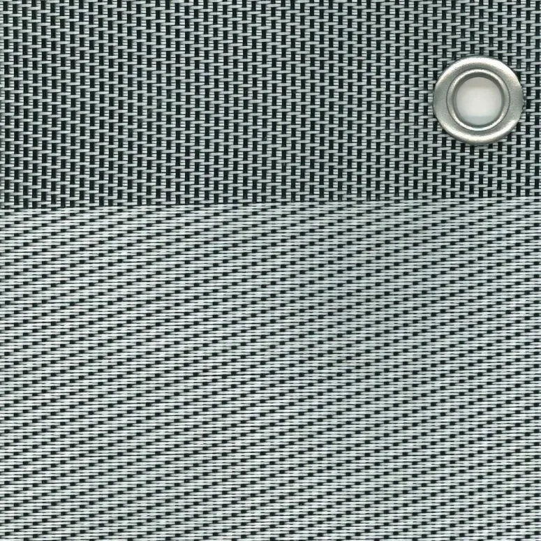 Siatka Ekranująca Dekoracyjna TENAX Double 500x100 Srebrna Ogrodzeniowa