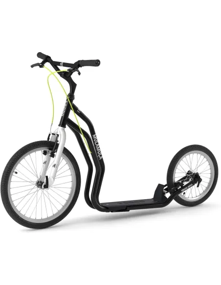 Hulajnoga Rower Dla Dorosłych 20/16" Stal V-brake Stopka 150kg Pneumatyka