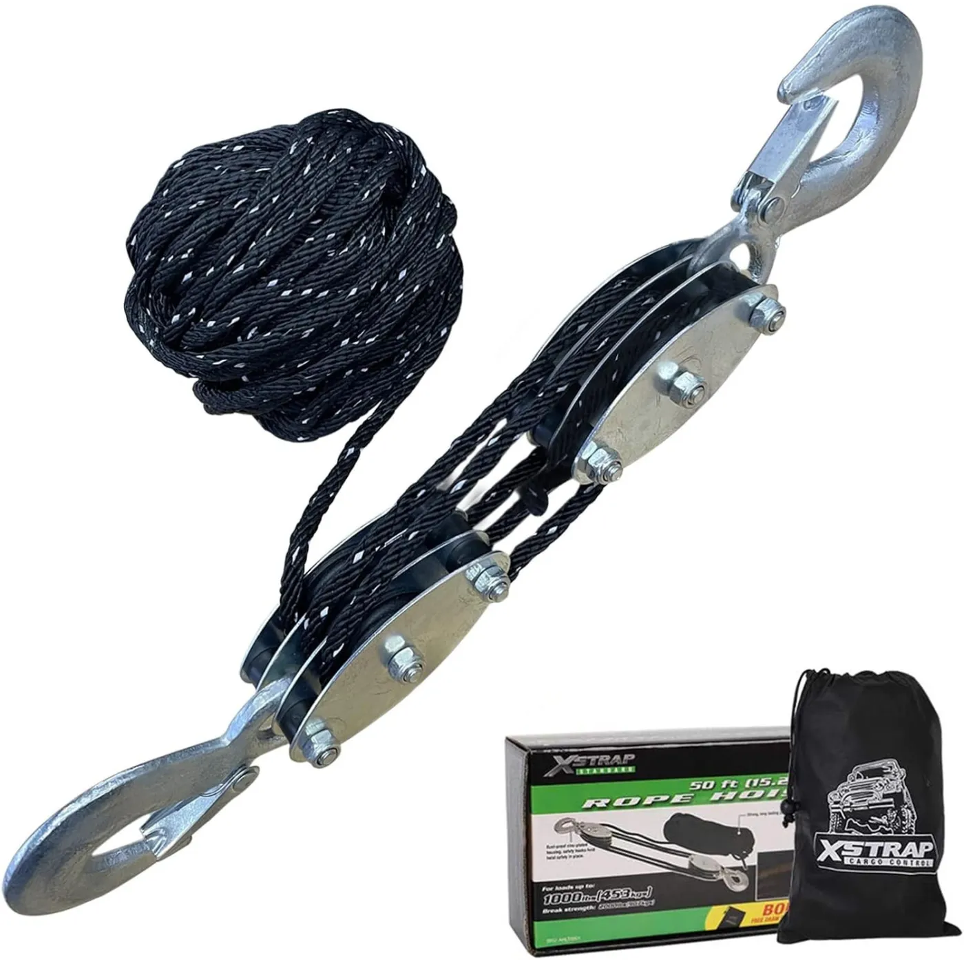 Wytrzymała Wciągarka Linowa XSTRAP STANDARD O Udźwigu 453-907 kg 15,24 m