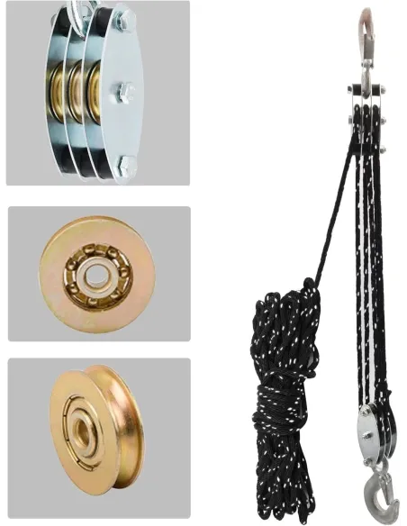 Wytrzymała Wciągarka Linowa XSTRAP STANDARD O Udźwigu 453-907 kg 15,24 m