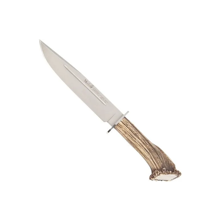 Nóż Myśliwski Sportowy Cuchillo Muela SARRIO19S Poroże Jelenia Ostrze 195mm