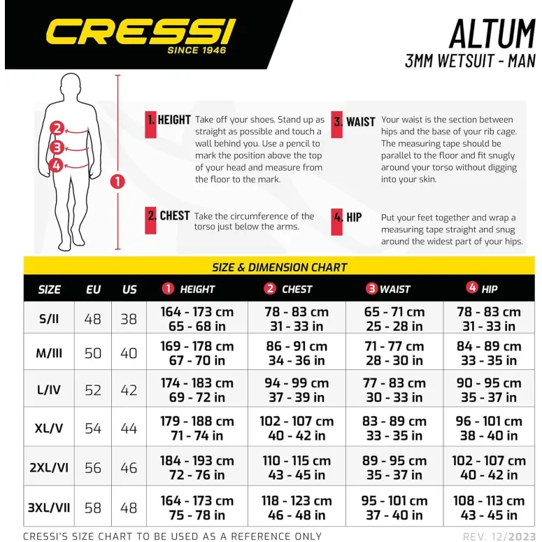 Pianka Do Nurkowania Męska Cressi Altum Lady Wetsuit 3mm Neoprenowa r. L