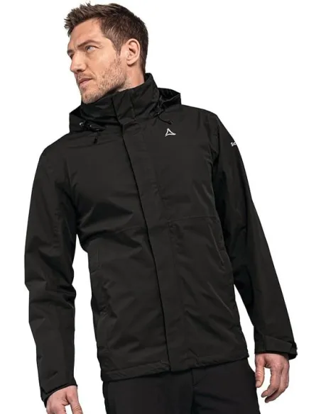 Kurtka Męska Zimowa Schöffel Gmund Black Parka Wodoodporna Oddychająca r.54