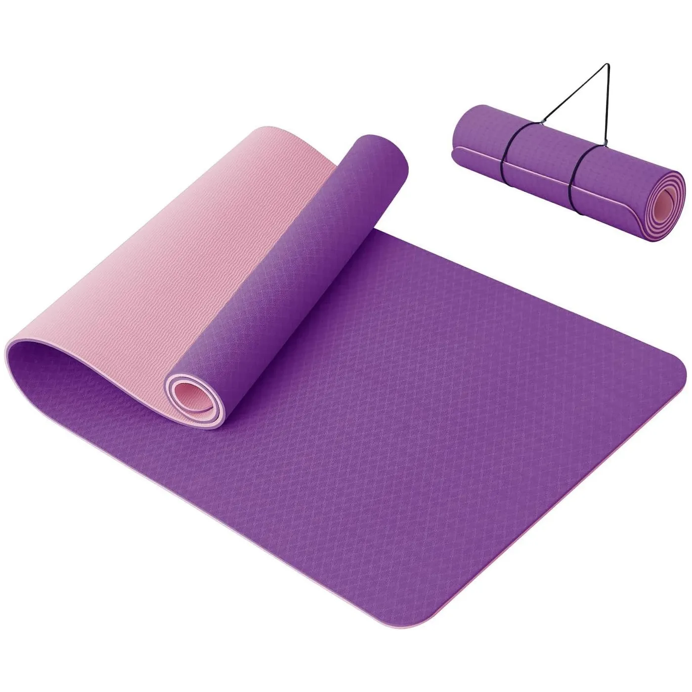 Mata Fitness Do Jogi Good Nite Yoga Do Ćwiczeń Antypoślizgowa Grubość 6mm