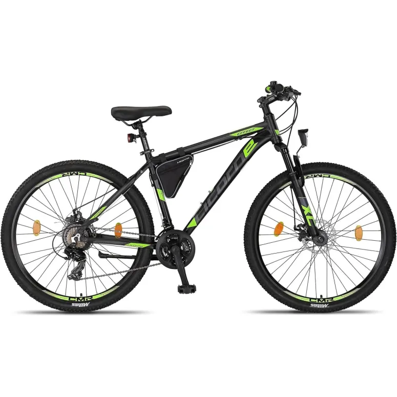 Rower Górski Uniwersalny 27,5 ALU MTB Tarcze Cyngle 21 bieg Światła Unisex