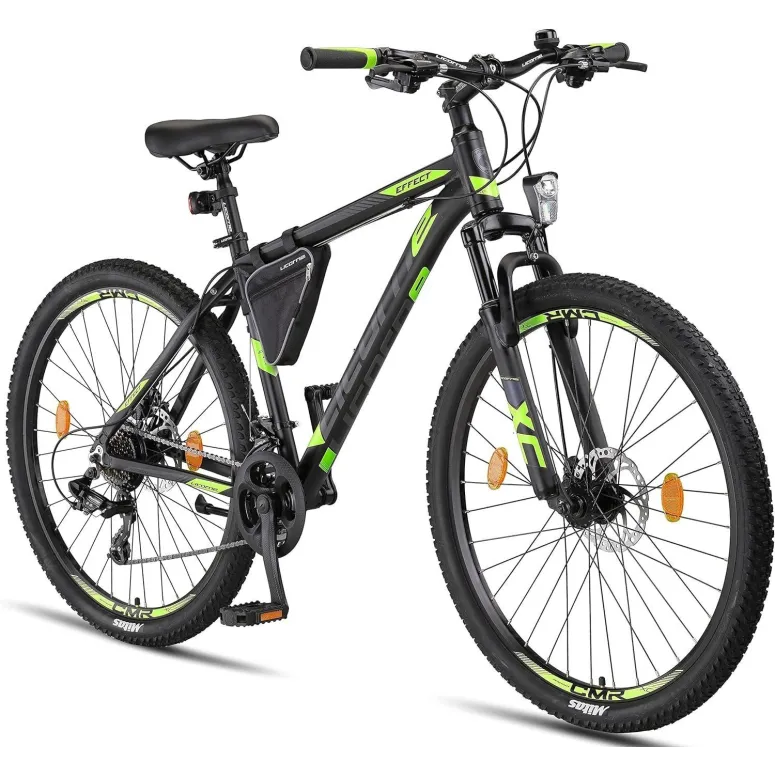 Rower Górski Uniwersalny 27,5 ALU MTB Tarcze Cyngle 21 bieg Światła Unisex