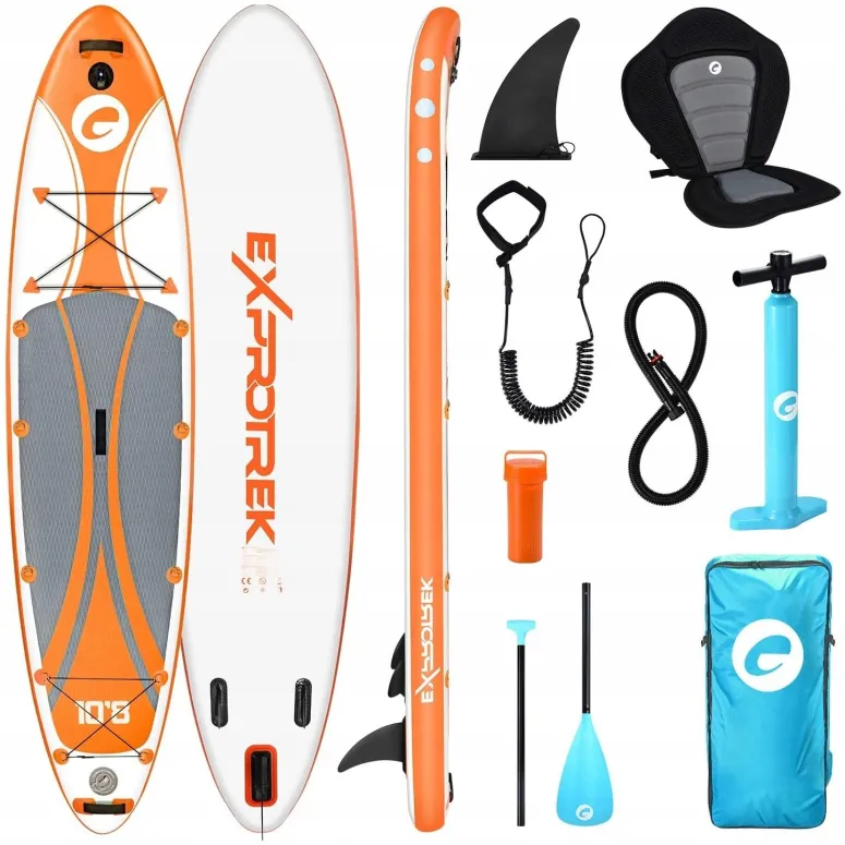 Deska SUP Exprotrek E-S-3 Do Pływania Z Wiosłem 10,8" 327cm