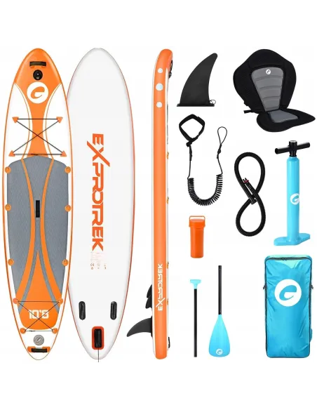 Deska SUP Exprotrek E-S-3 Do Pływania Z Wiosłem 10,8" 327cm