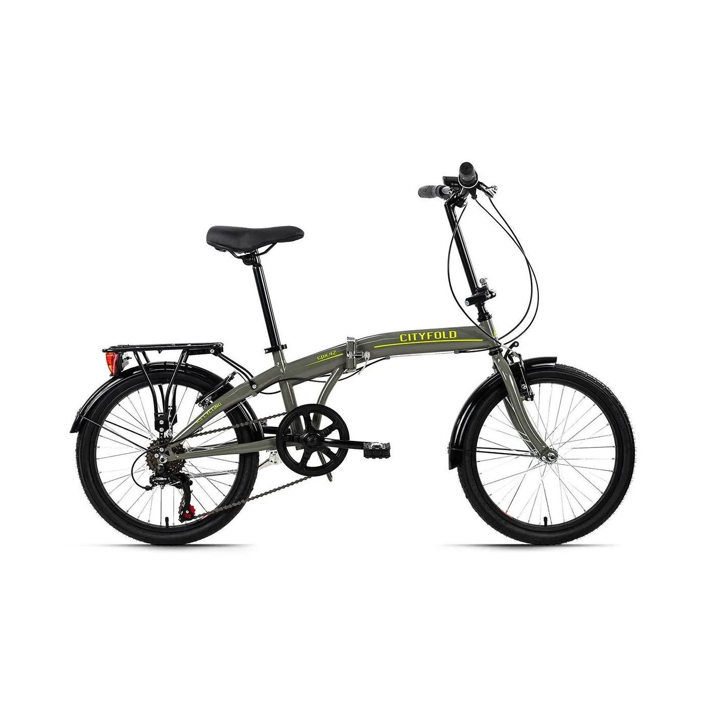 Rower Składany Kompaktowy 20 Miejski Bagażnik