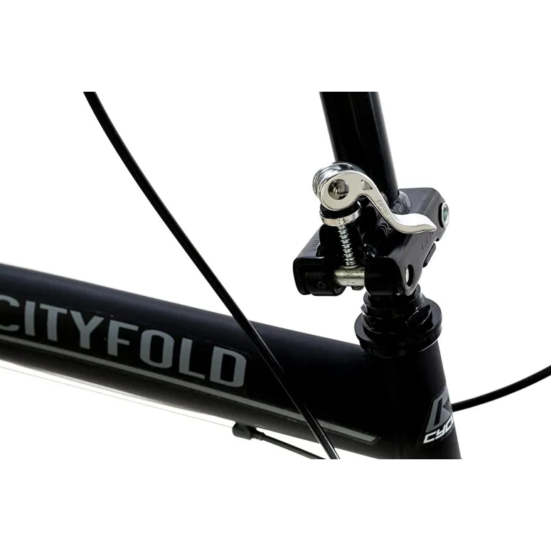 Rower Miejski Składany 20 Unisex Błotniki Bagażnik