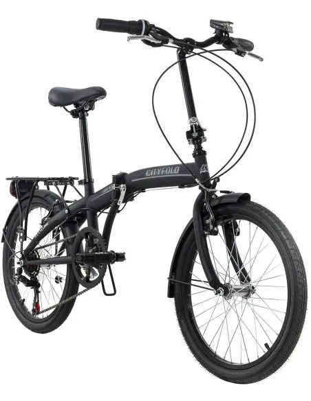 Rower Miejski Składany 20 Unisex Błotniki Bagażnik