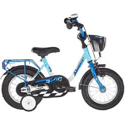 Rower Dziecięcy 12 Chłopięcy Kółka Boczne Bagażnik