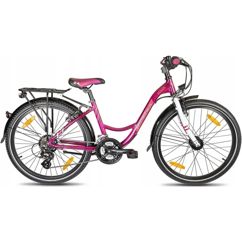 Rower Dziecięcy Dziewczynki 24 Komunia Aluminiowy