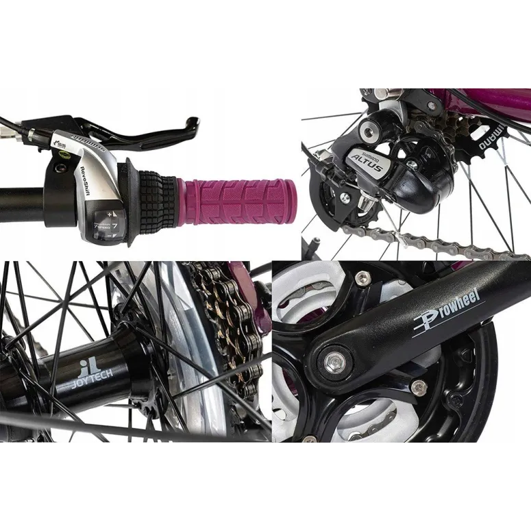 Rower Dziecięcy Dziewczynki 24 Komunia Aluminiowy