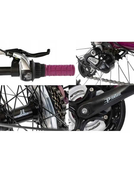 Rower Dziecięcy Dziewczynki 24 Komunia Aluminiowy