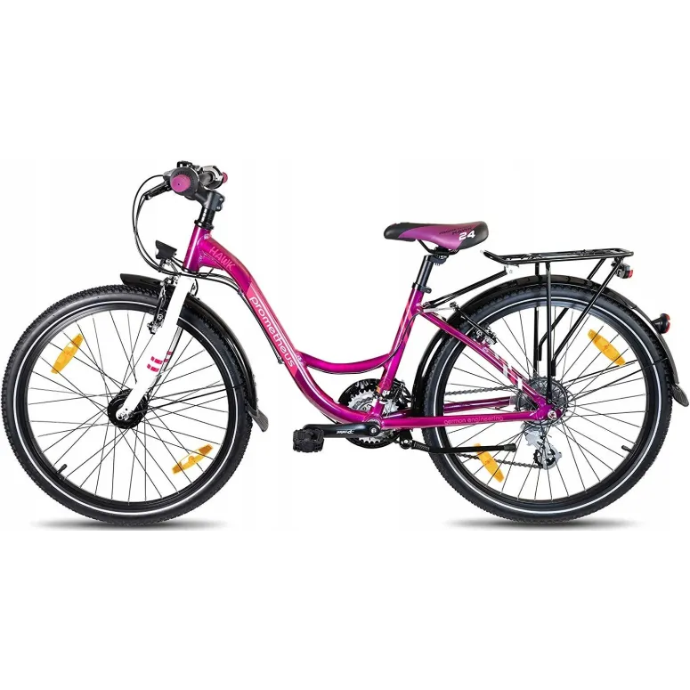 Rower Dziecięcy Dziewczynki 24 Komunia Aluminiowy