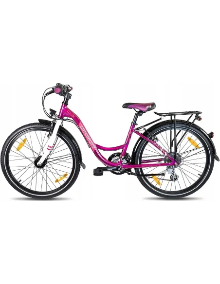 Rower Dziecięcy Dziewczynki 24 Komunia Aluminiowy