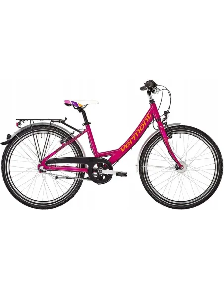 Dziewczęcy Rower Miejski 24 Aluminiowy NEXUS 3