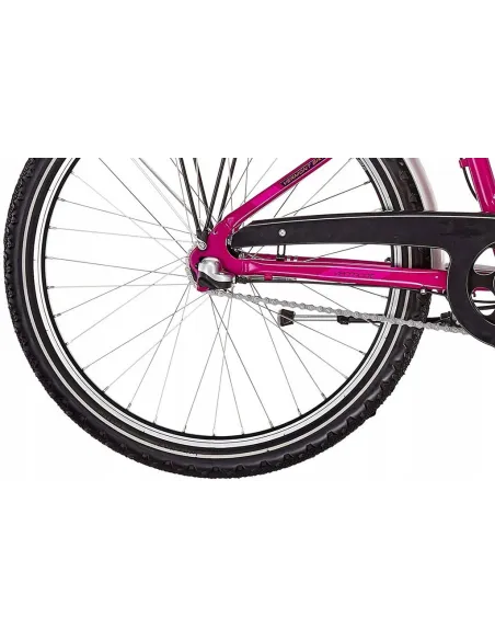 Dziewczęcy Rower Miejski 24 Aluminiowy NEXUS 3