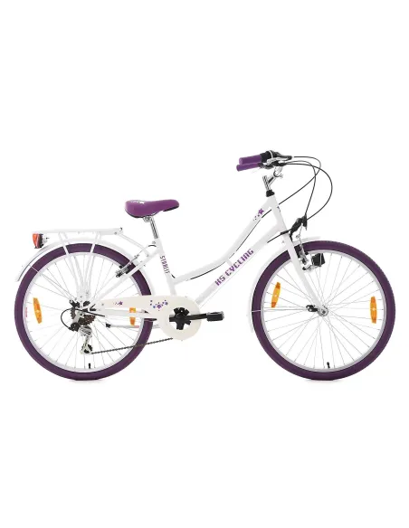 Dziecięcy Rower Miejski Dziewczynki 24 Komunia
