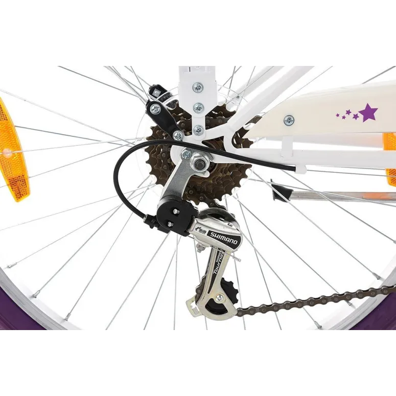 Dziecięcy Rower Miejski Dziewczynki 24 Komunia