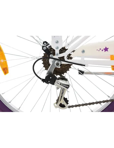 Dziecięcy Rower Miejski Dziewczynki 24 Komunia