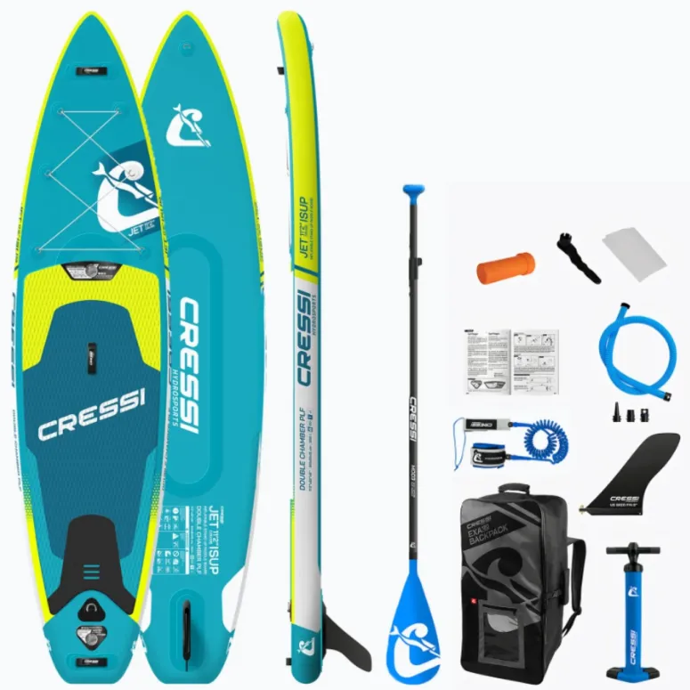 Deska SUP Cressi Isup Pompowana Do Pływania Paddle Z Wiosłem Zestaw 340 cm
