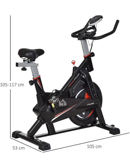 Rower Stacjonarny HomCom Spinningowy Mechaniczny