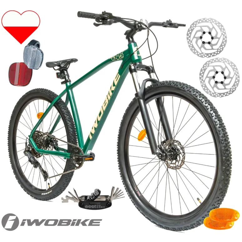 Rower Męski Górski 29 Aluminium IWOBIKE Shimano Cues Hydraulika Amortyzacja