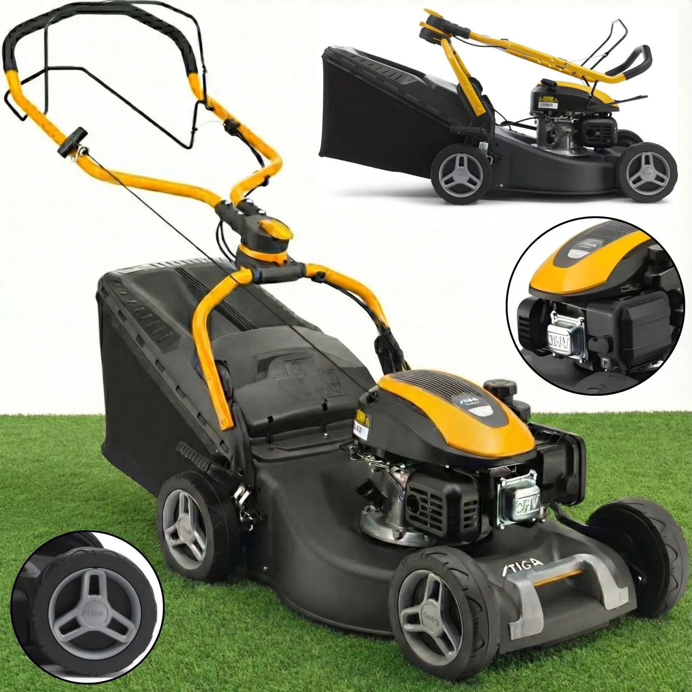 Kosiarka Spalinowa&nbsp;z Napędem Stiga Collector 548S 46 cm Silnik 123cm3 Mocna