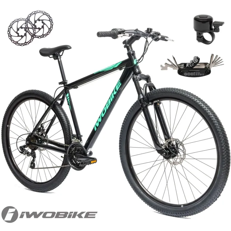 Rower Męski Górski 29" MTB IWOBIKE Shimano Hardtail Amortyzacja Tarcze 2025