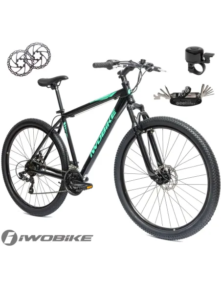 Rower Męski Górski 29" MTB IWOBIKE Shimano Hardtail Amortyzacja Tarcze 2025