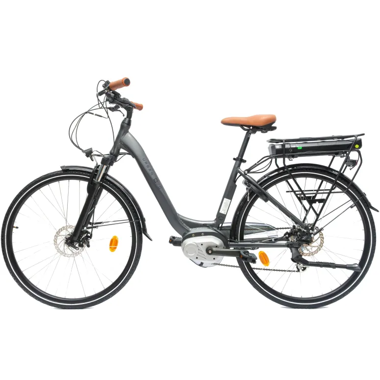 Rower Elektryczny Damski Miejski 28" SHIMANO 250 W LCD Alu Amor Tarczowe