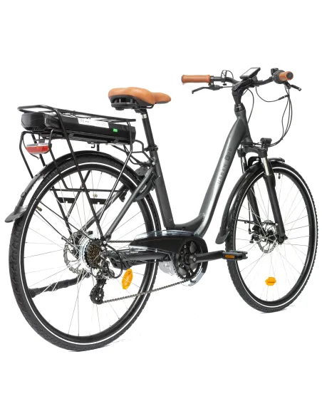 Rower Elektryczny Damski Miejski 28" SHIMANO 250 W LCD Dzień Dziadka Babci