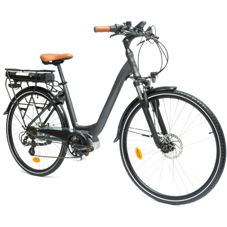 Rower Elektryczny Damski Miejski 28" SHIMANO 250 W LCD Dzień Dziadka Babci