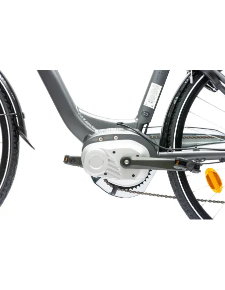 Rower Elektryczny Damski Miejski 28" SHIMANO 250 W LCD Dzień Dziadka Babci