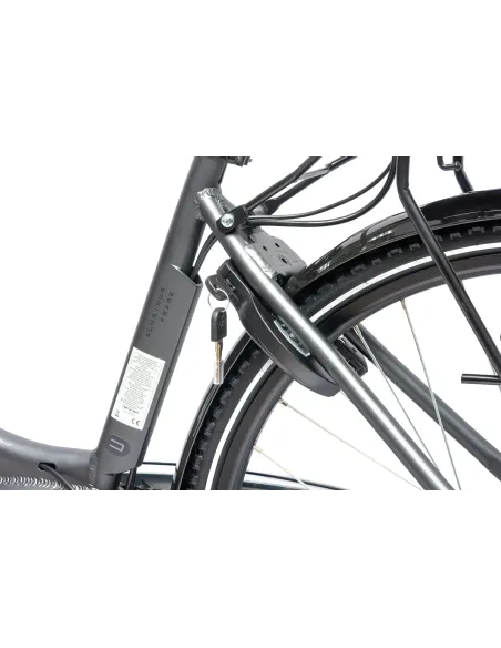 Rower Elektryczny Damski Miejski 28" SHIMANO 250 W LCD Dzień Dziadka Babci