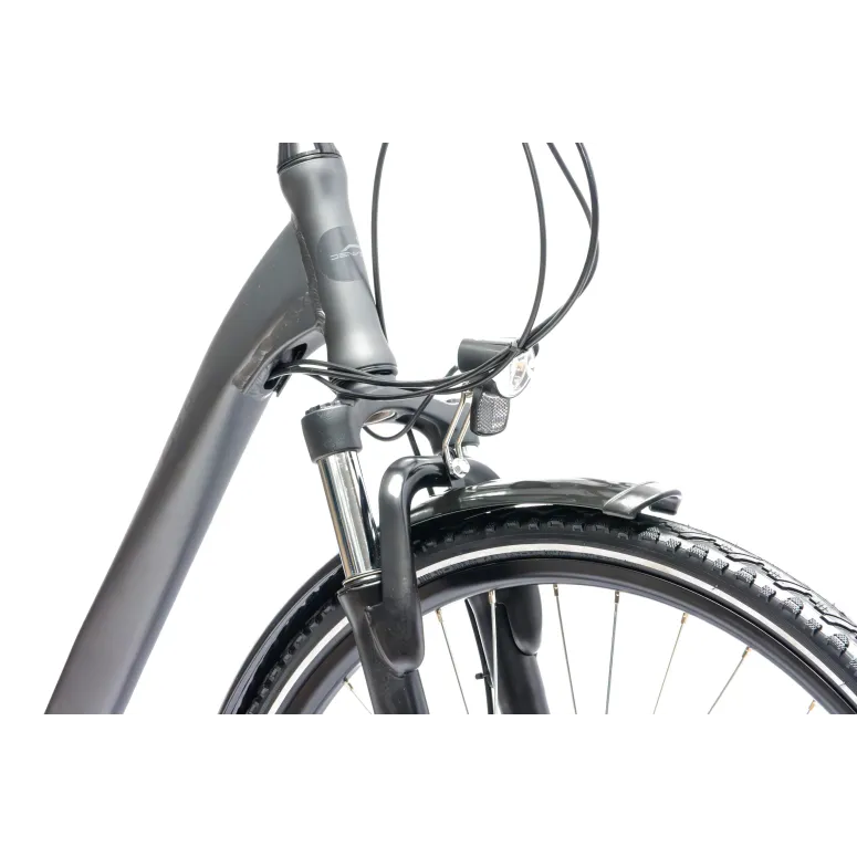 Rower Elektryczny Damski Miejski 28" SHIMANO 250 W LCD Dzień Dziadka Babci