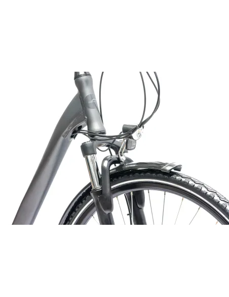 Rower Elektryczny Damski Miejski 28" SHIMANO 250 W LCD Dzień Dziadka Babci